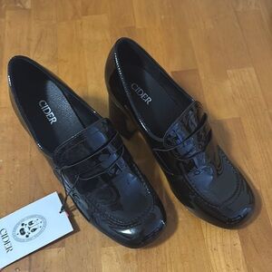 Cider Black Loafers Slip-Ons Versatile Design